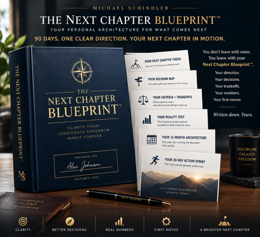 The Next Chapter Blueprint™ — a personal architecture for what comes next